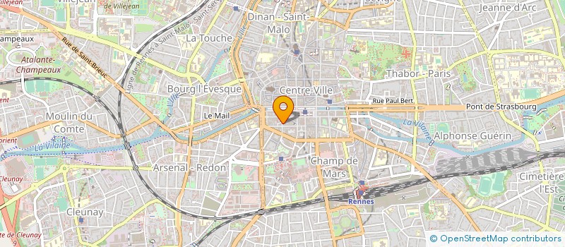 localisation de l'entreprise HOTEL BSM RENNES à RENNES
