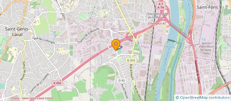 localisation de l'entreprise HOTEL BUREAU D'IRIGNY  IRIGNY