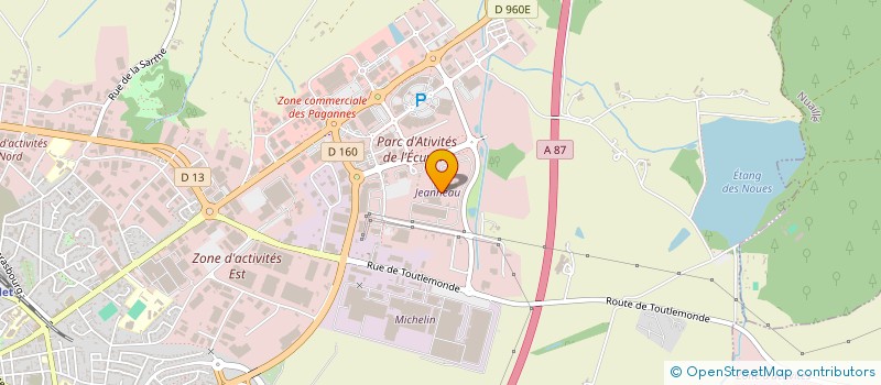 localisation de l'entreprise HOTEL BUREAU DE CHOLET à CHOLET