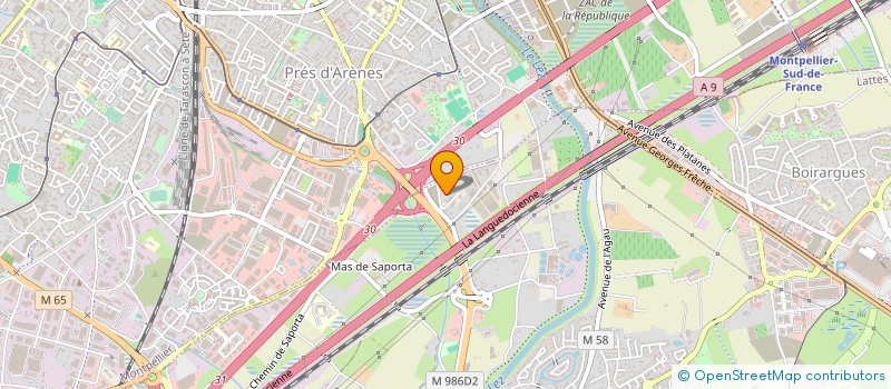 localisation de l'entreprise HOTEL BUREAU DE MONTPELLIER SNC à LATTES