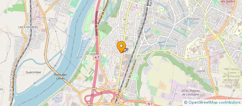 localisation de l'entreprise HOTEL CALIFORNIA  VALENCE