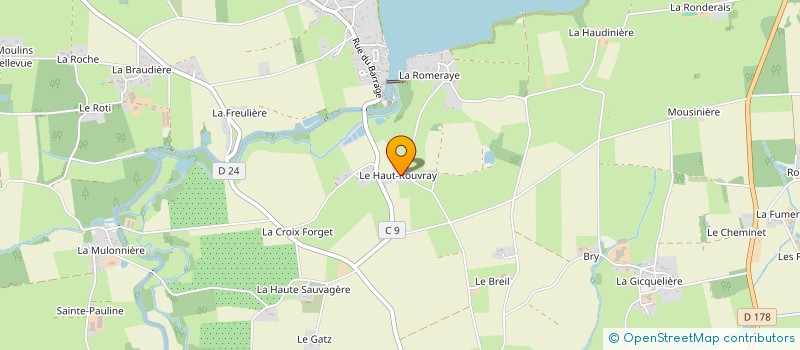 localisation de l'entreprise HOTEL CALIFORNIA  JOUE-SUR-ERDRE