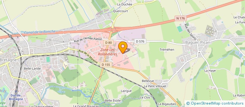 localisation de l'entreprise HOTEL CAP CELTIC  DOL-DE-BRETAGNE