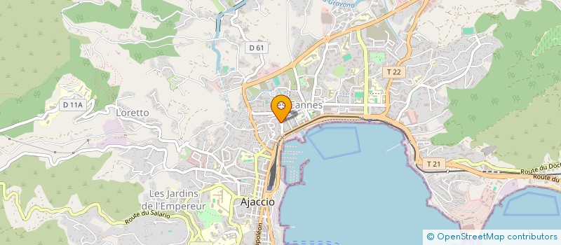 localisation de l'entreprise HOTEL CASTEL VECCHIO JODINEAU CONSULTANT à AJACCIO