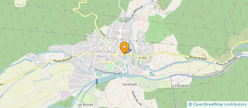 localisation de l'entreprise HOTEL CASTELLANE à GREOUX-LES-BAINS