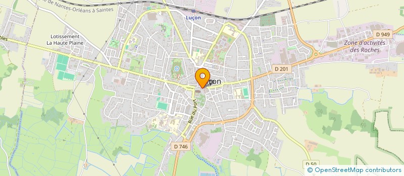 localisation de l'entreprise HOTEL CAVE RICHE LIEU  LUCON