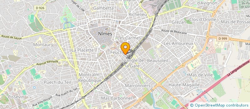 localisation de l'entreprise HOTEL CESAR à NIMES