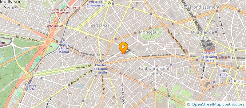 localisation de l'entreprise HOTEL CHANROSSA EXPLOITATION  PARIS