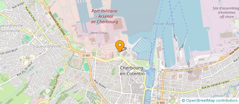 localisation de l'entreprise HOTEL CHANTEREYNE  CHERBOURG-EN-COTENTIN