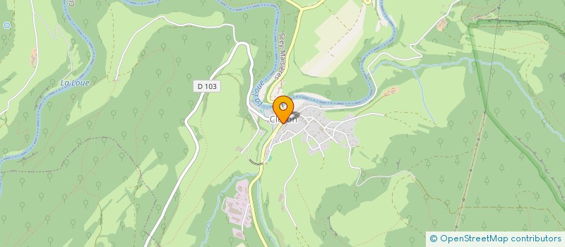 localisation de l'entreprise HOTEL CLERON  CLERON