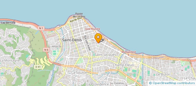 localisation de l'entreprise HOTEL CLUB CREOLIA à SAINT-DENIS
