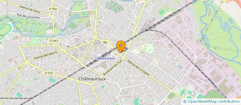localisation de l'entreprise HOTEL COLBERT à CHATEAUROUX