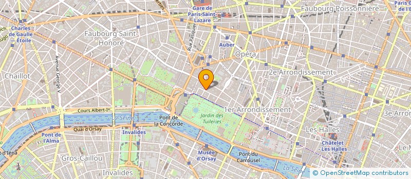 localisation de l'entreprise HOTEL COLBERT à PARIS