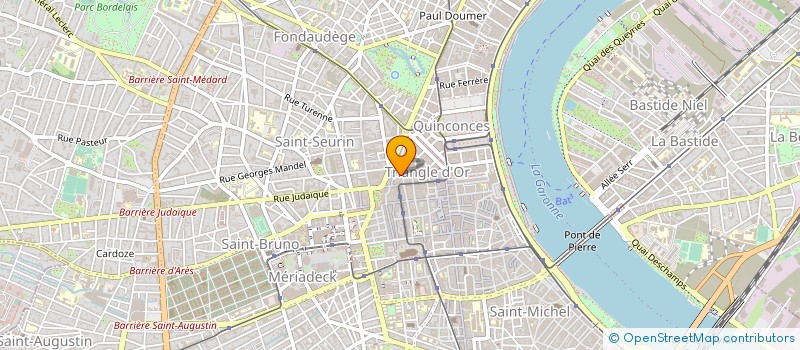 localisation de l'entreprise HOTEL CONTINENTAL SA à BORDEAUX