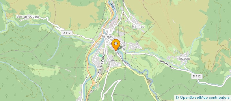 localisation de l'entreprise HOTEL D ANGLETERRE  ARREAU