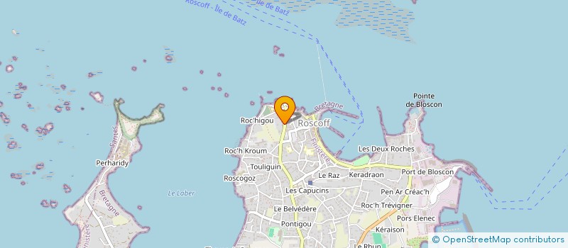 localisation de l'entreprise HOTEL D ANGLETERRE à ROSCOFF