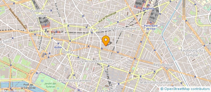 localisation de l'entreprise HOTEL D'ESPAGNE à PARIS