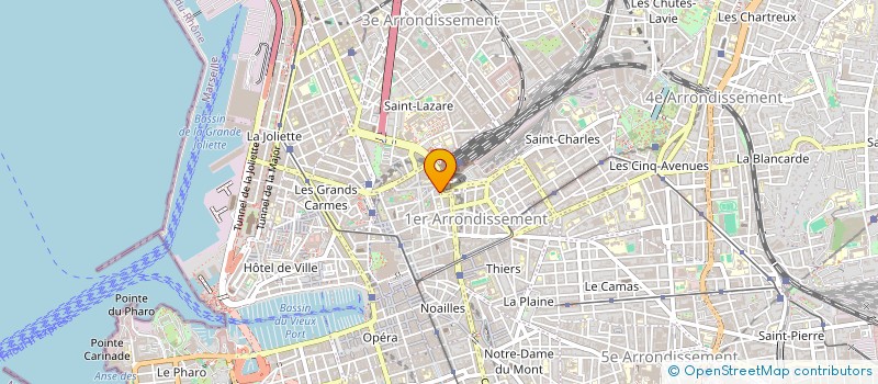 localisation de l'entreprise HOTEL DE BERNE à MARSEILLE