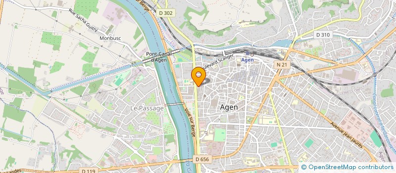 localisation de l'entreprise HOTEL DE BORDEAUX à AGEN