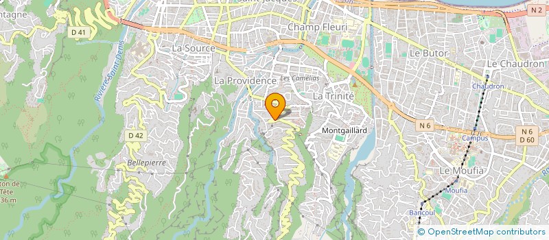 localisation de l'entreprise HOTEL DE BOURBON  SAINT-DENIS