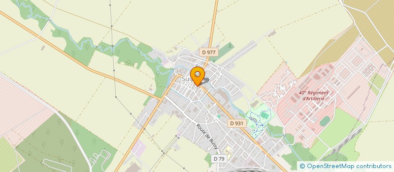 localisation de l'entreprise HOTEL DE CHAMPAGNE  SUIPPES