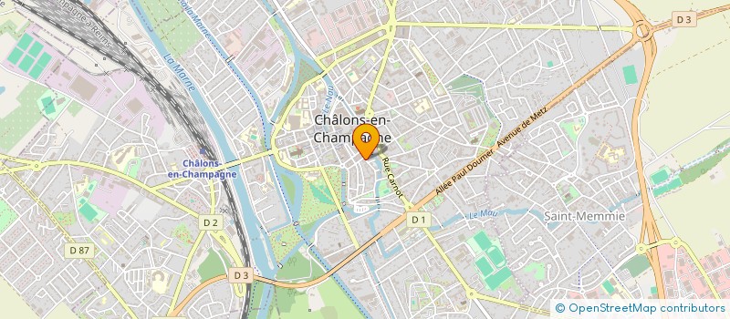 localisation de l'entreprise HOTEL DE CRANCE  CHALONS-EN-CHAMPAGNE