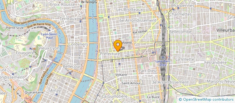 localisation de l'entreprise HOTEL DE CREQUI à LYON