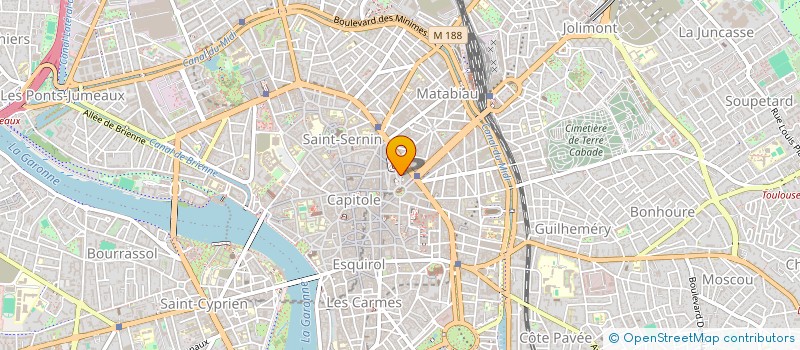 localisation de l'entreprise HOTEL DE FRANCE à TOULOUSE