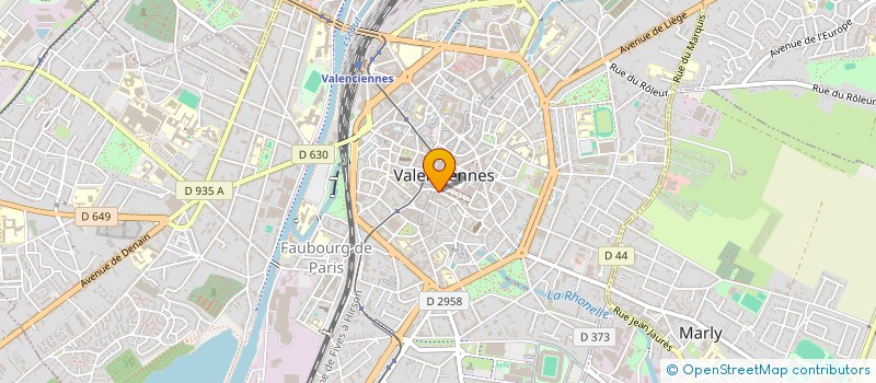 localisation de l'entreprise HOTEL DE FRANCE  VALENCIENNES