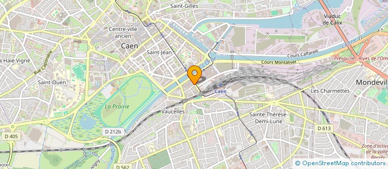 localisation de l'entreprise HOTEL DE FRANCE à CAEN