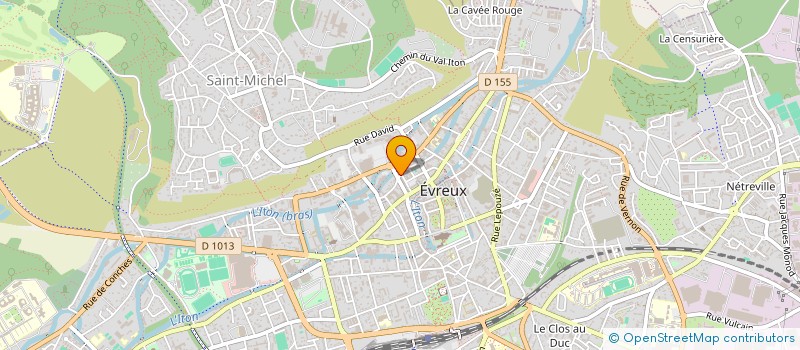 localisation de l'entreprise HOTEL DE FRANCE  EVREUX