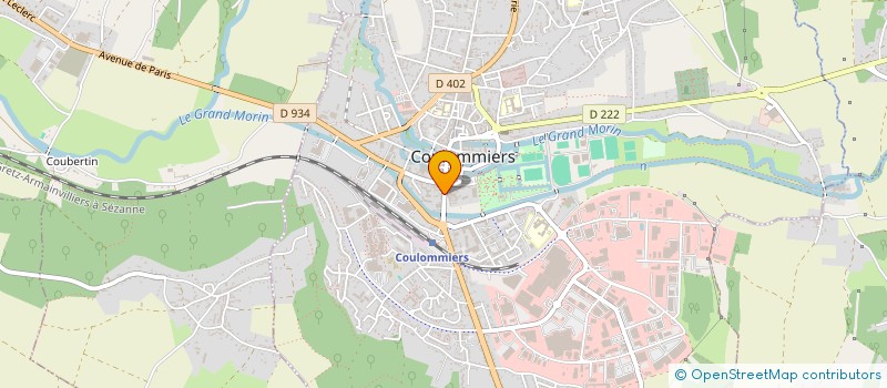 localisation de l'entreprise HOTEL DE FRANCE à COULOMMIERS