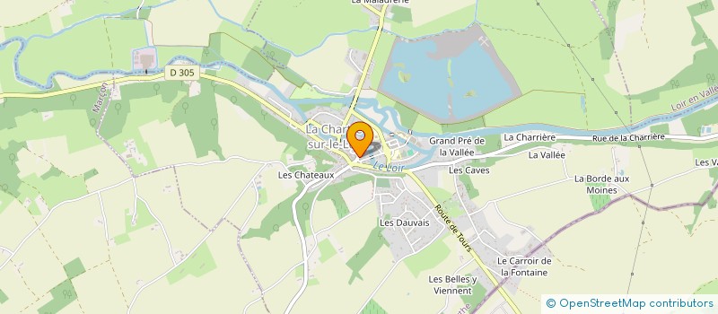 localisation de l'entreprise HOTEL DE FRANCE  LA CHARTRE-SUR-LE-LOIR