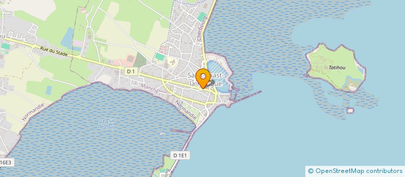 localisation de l'entreprise HOTEL DE FRANCE REST FUSCHIAS  SAINT-VAAST-LA-HOUGUE