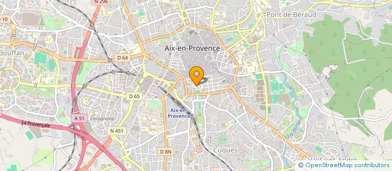 localisation de l'entreprise HOTEL DE GALLIFET  AIX-EN-PROVENCE