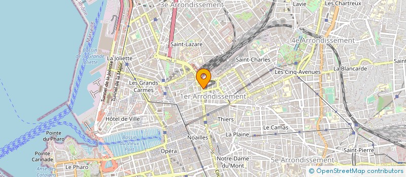 localisation de l'entreprise HOTEL DE GRENOBLE DE SAVOIE à MARSEILLE