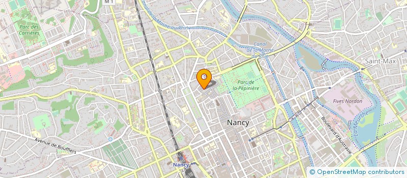 localisation de l'entreprise HOTEL DE GUISE  NANCY