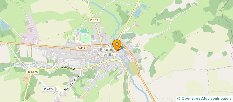 localisation de l'entreprise HOTEL DE L'AGRICULTURE à BOURBONNE-LES-BAINS