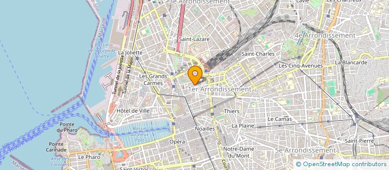 localisation de l'entreprise HOTEL DE L'ALLIANCE à MARSEILLE