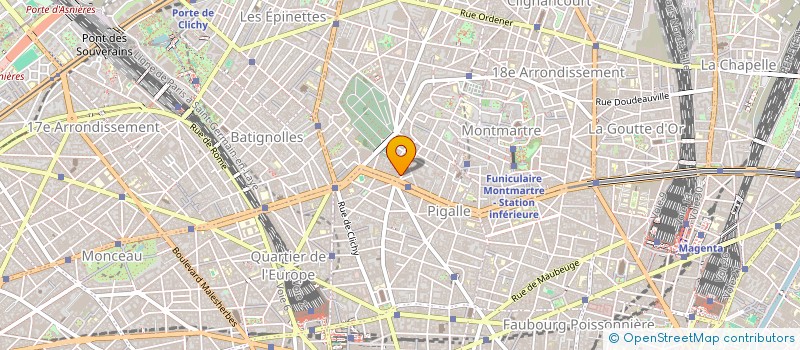 localisation de l'entreprise HOTEL DE L'AVENIR  PARIS