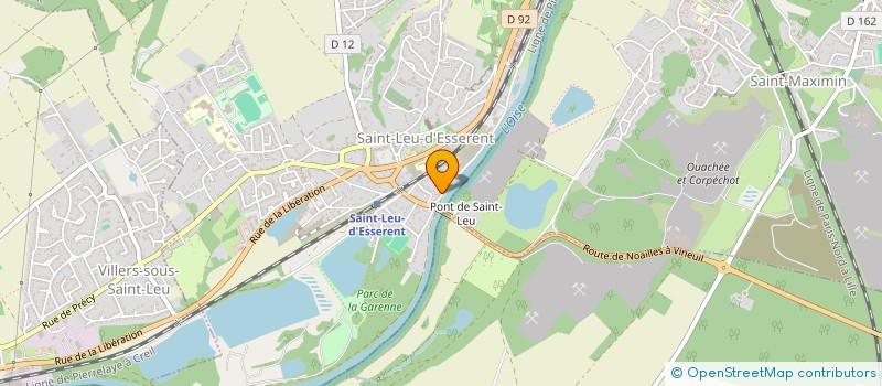 localisation de l'entreprise HOTEL DE L'OISE  SAINT-LEU-D'ESSERENT