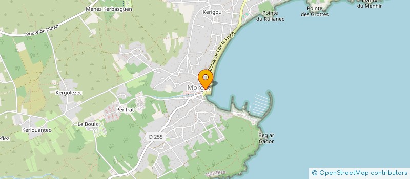 localisation de l'entreprise HOTEL DE  LA BAIE MORGAT  CROZON