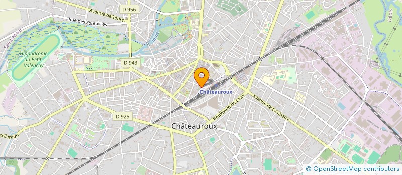 localisation de l'entreprise HOTEL DE LA BOULE D OR à CHATEAUROUX