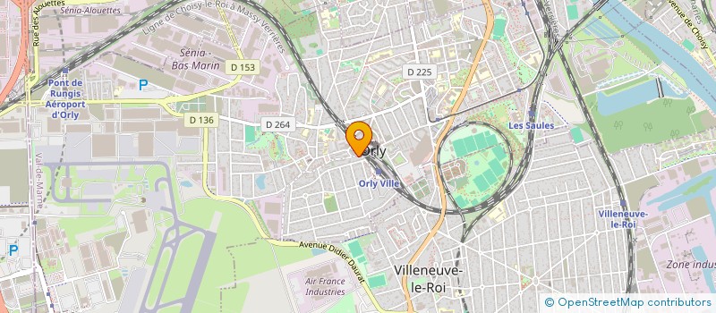 localisation de l'entreprise HOTEL DE LA GARE  ORLY