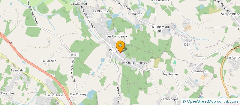 localisation de l'entreprise HOTEL DE LA GLANE à VEYRAC