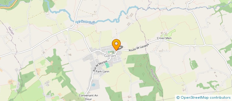 localisation de l'entreprise HOTEL DE LA MAIRIE  GARLAN