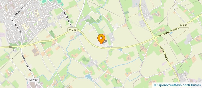 localisation de l'entreprise HOTEL DE LA PLAGE  COMINES