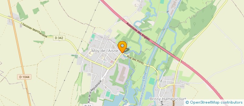 localisation de l'entreprise HOTEL DE LA PLAGE  SAINT-QUENTIN