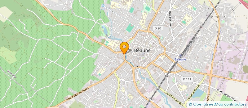localisation de l'entreprise HOTEL DE LA POSTE à BEAUNE