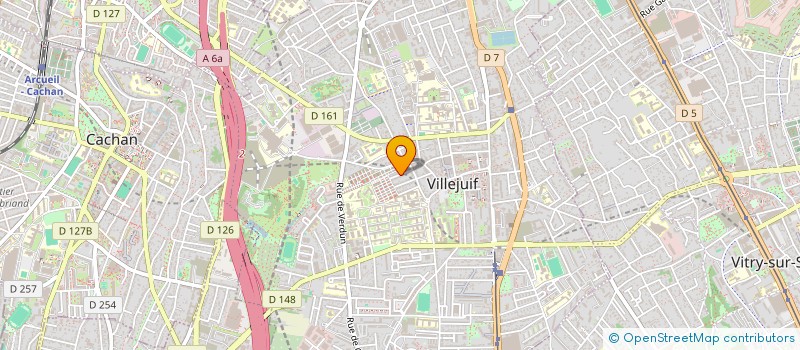 localisation de l'entreprise HOTEL DE LA POSTE à VILLEJUIF